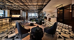 Arcada de sorteos de coworking