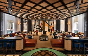 Arcada de sorteos de coworking