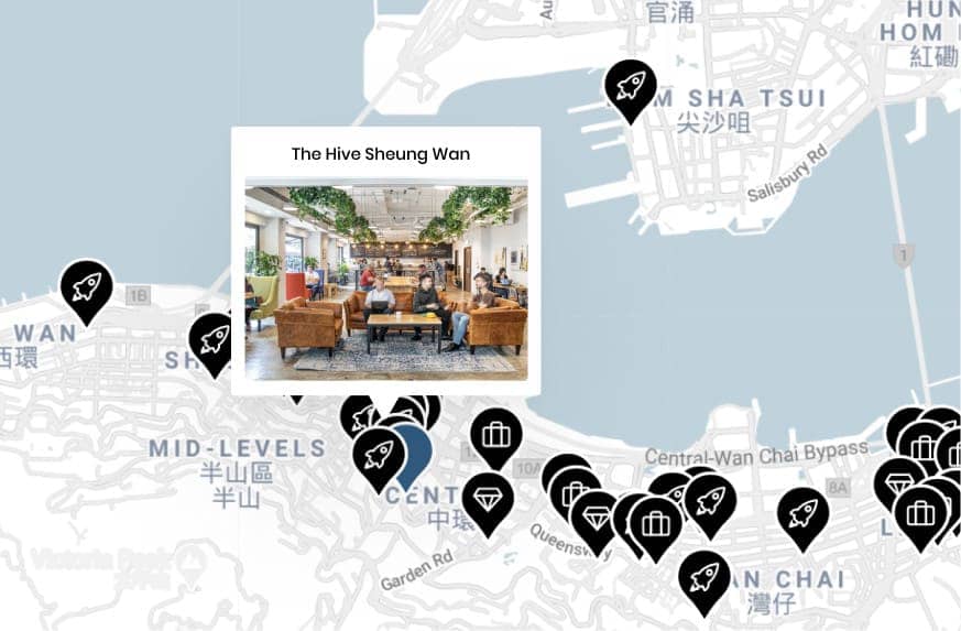 FLYDESK Space Map